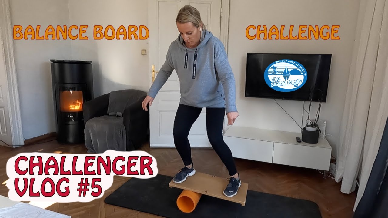 BALANCE BOARD CHALLENGE – who can stay longer on the balance board? (TSF Challenger Vlog #5)