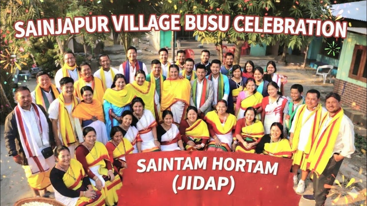 SAINJAPUR VILLAGE BUSU CELEBRATION | SAINTAM HORTAM (JIDAP)  January Date - 27,28 & 29/01/2026