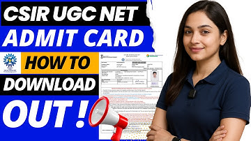 csir net admit card 2025 | csir ugc net admit card 2025 download | mahir academy 