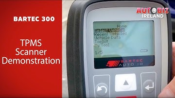 Bartec TECH300 TPMS Scanner Demonstration