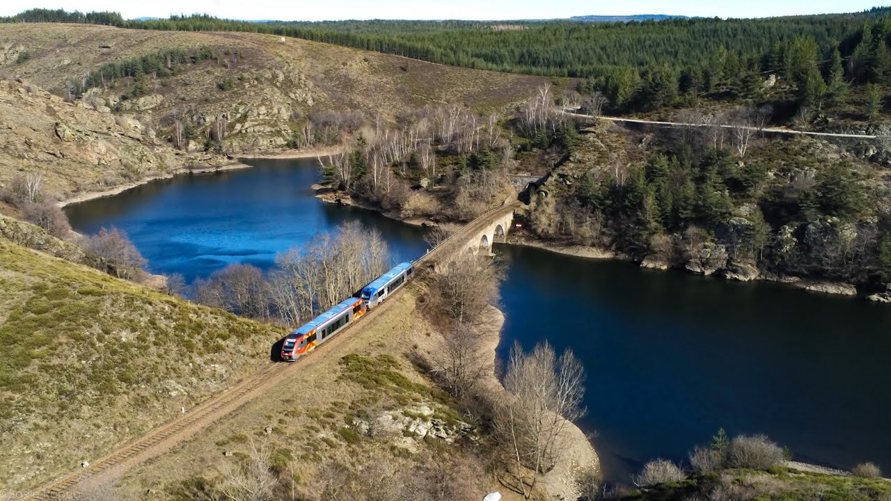 Des trains en drone sur la ligne des Cévennes et le Translozérien