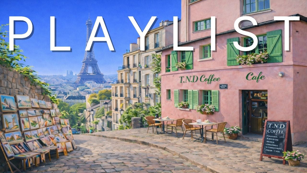 [playlist] 🎧 Атмосфера парижского кафе · Приятная поп-музыка Монмартра | Pop Groove · Lo-fi