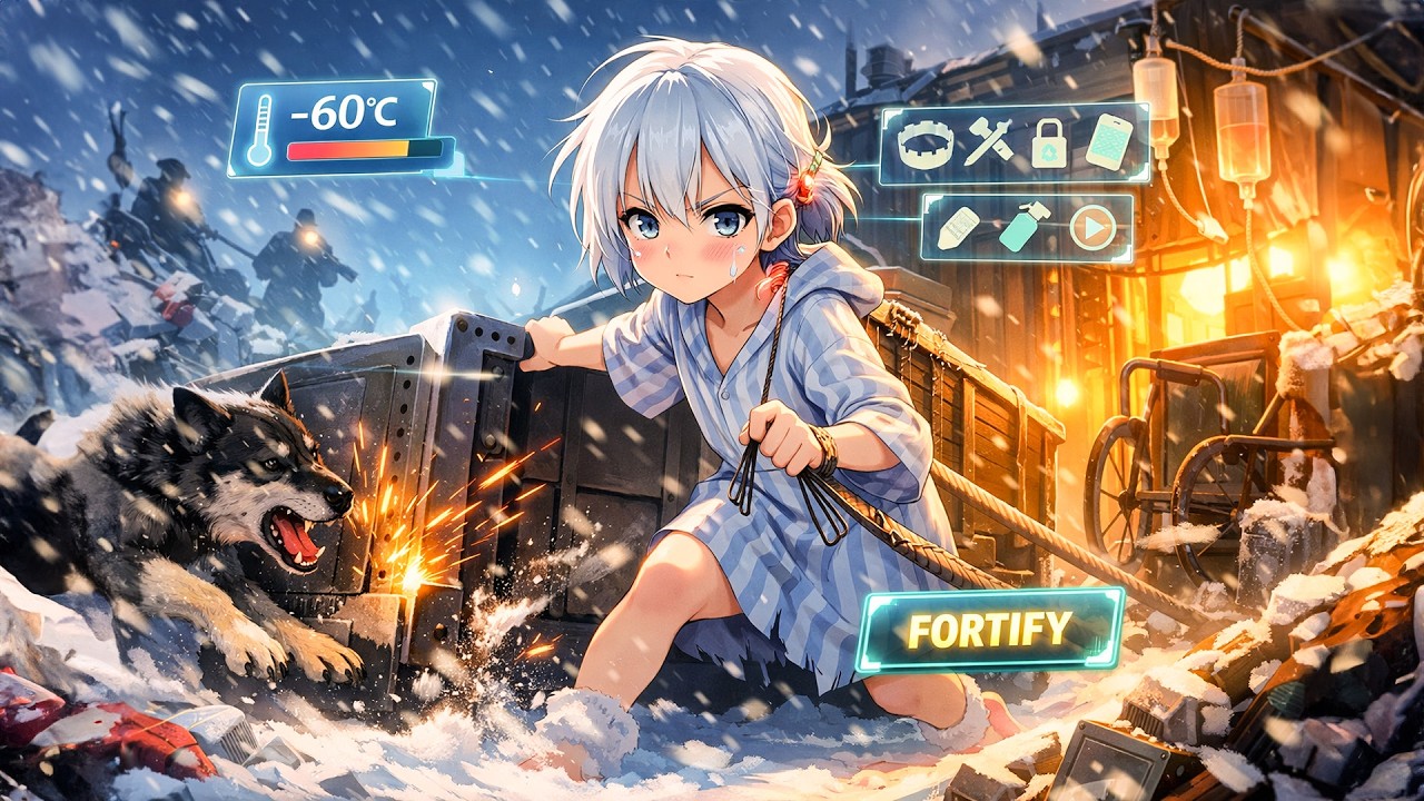 -60°C A 3-Year-Old GIRL With SURVIVAL SYSTEM Turns A Garbage Dump Into FORTRESS