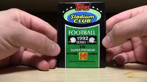 1992 topps stadium club football most valuable cards