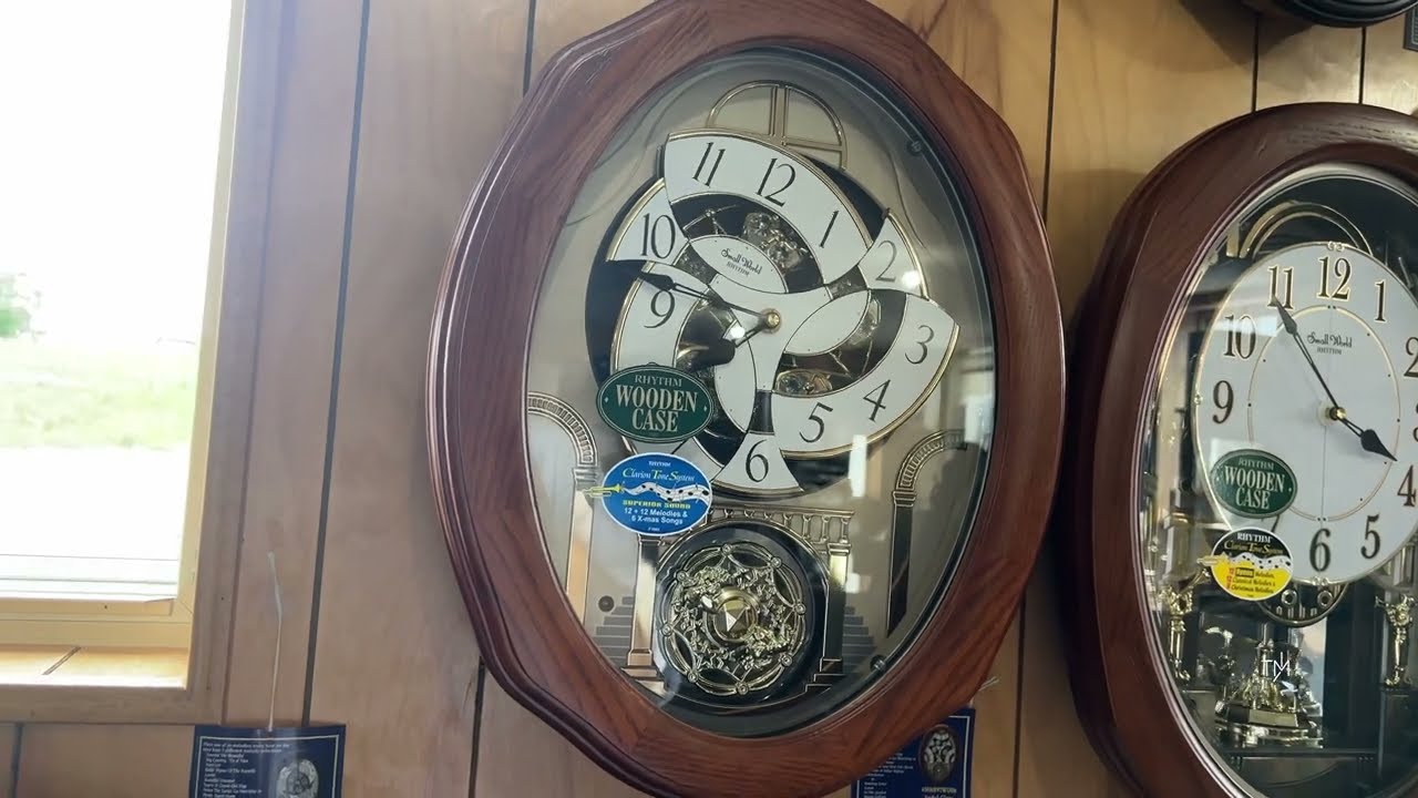 Joyful Glory” RHYTHM Magic Motion Clock - 4MH897WU06 - YouTube