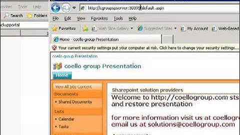 sharepoint stsadm backup and restore