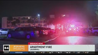 Lauderhill apartment fire