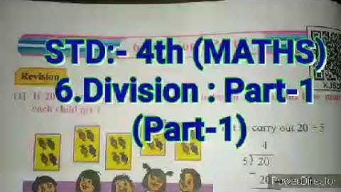 Std-4th I Sub-Maths| 6. Division: Part-1 l Part-1