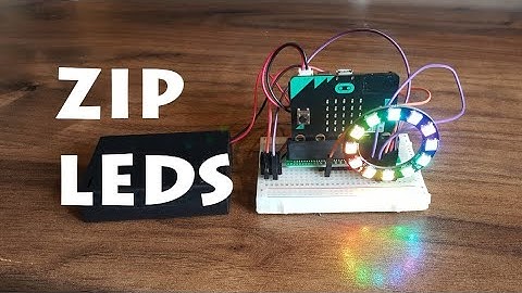 Rainbow show with Kitronik ZIP LEDs and the BBC micro:bit