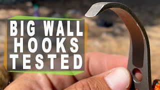 Big wall climbing aid hooks TESTED
