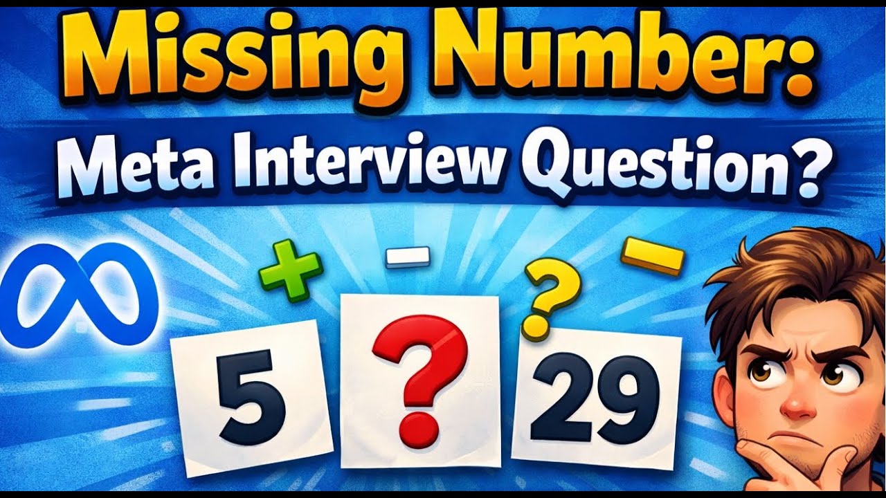 Leetcode 268: Missing Number, Meta Coding Problem - YouTube
