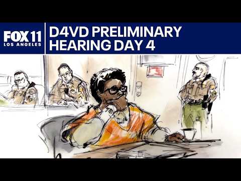 D4vd hearing enters 4th day