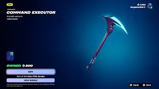 How To Get Command Executor Pickaxe NOW FREE In Fortnite (Unlocked Command Executor Pickaxe)