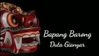 Tabuh bapang barong duta Gianyar