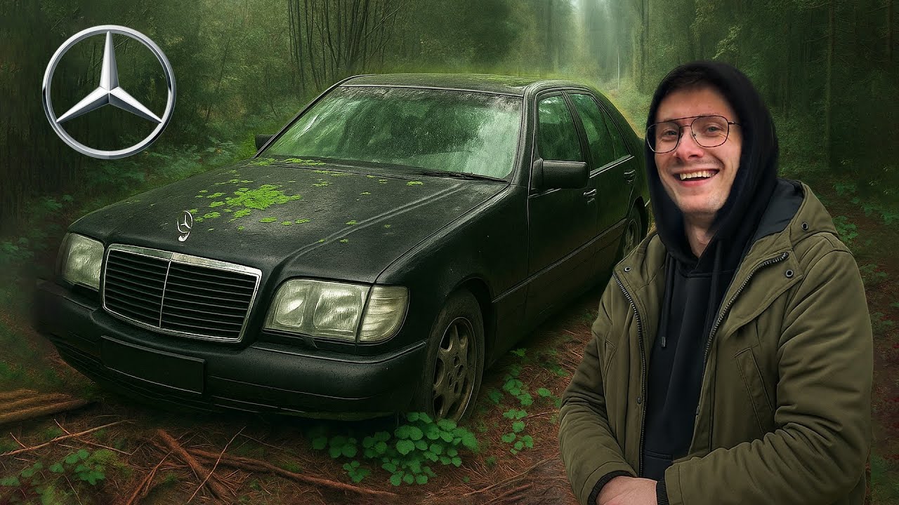 Mercedes S500 W140 po 10 latach w krzakach - odpalamy i upalamy