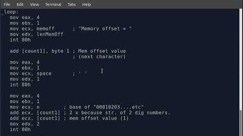 NASM Assembly Program to Scan through Memory.