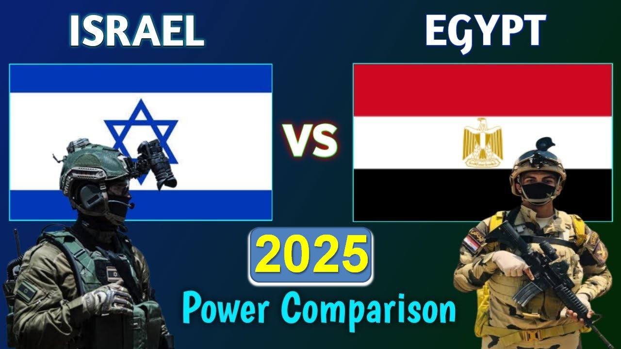مقارنة نارية بين الجيش المصري والإسرائيلي في 2025… من الأقوى عددًا؟