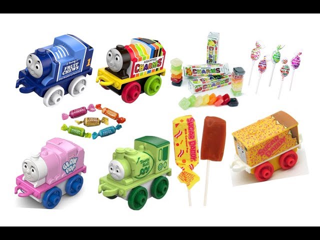 Thomas & Friends Minis Pink Charms Blow Pop Candy James Train Tank Engine  Car