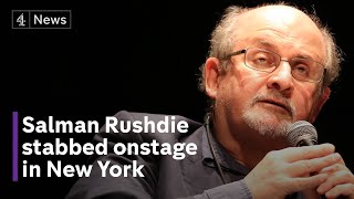 Salman Rushdie: Author stabbed at event in New York state