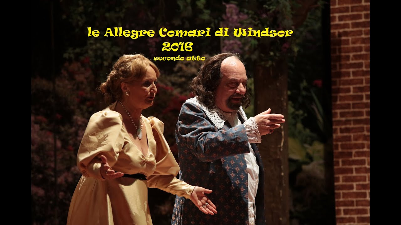 Le allegre comari di Windsor 2°ATTO 2016 legnano - YouTube