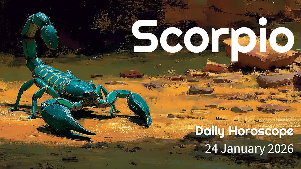 Scorpio Daily Horoscope – 24 January 2026
