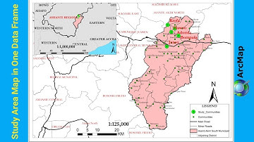 How to Create a Study Area Map in one Data Frame in ArcGIS/ArcMAP