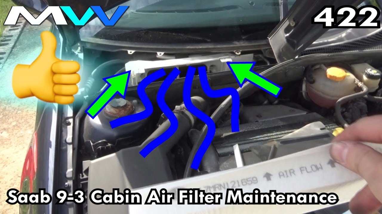 MV 422 - "Saab 9-3 Cabin Air Filter Maintenance"