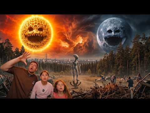 THE MONSTER MOON sent LUNAR HUMANOIDS to Earth! Only SUN-TRYPOPHOBIA can save US