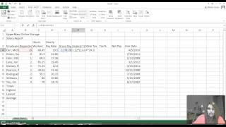 Excel Project 2 Part 2 Forumals