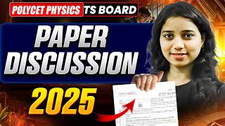 Polycet 2025 Physics Paper Discussion | Full Analysis + Solutions | TS Board