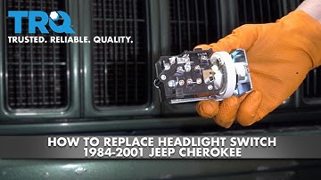 How To Replace Headlight Switch 1984-2001 Jeep Cherokee