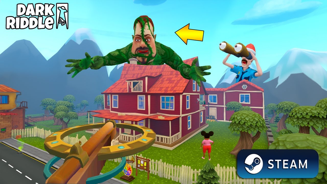 Dark Riddle: Scary Neighbor the Steam version | Gaming Horror | Part 5 ...