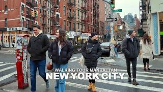 Download Lagu New York Manhattan Winter Walk, Broadway, City Hall, Wall Street, Greenwich Village, 5th Avenue, 4K MP3