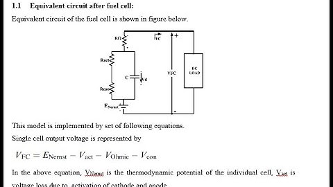 Modelling of PEM Fuel cell in Simulink || fuel cell modelling and simulation
