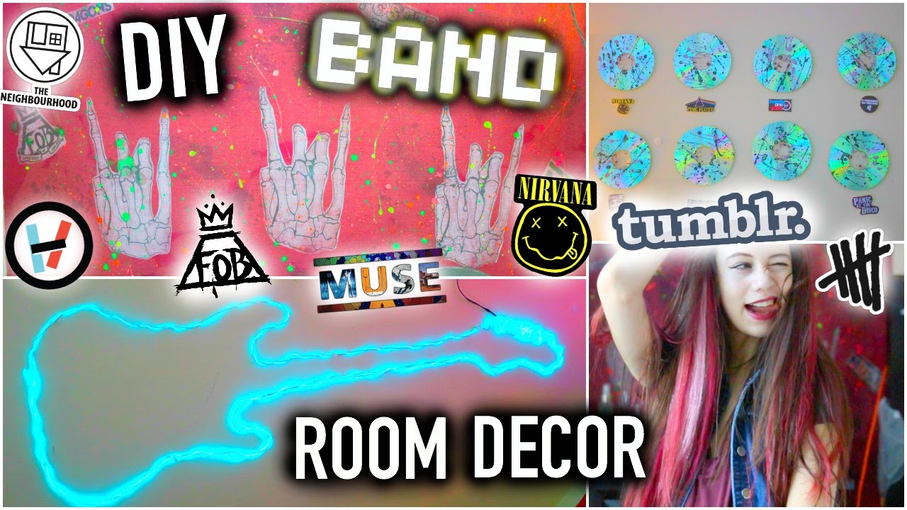 Diy Band Room Decor Tumblr Ideas You Need To Try Youtube
