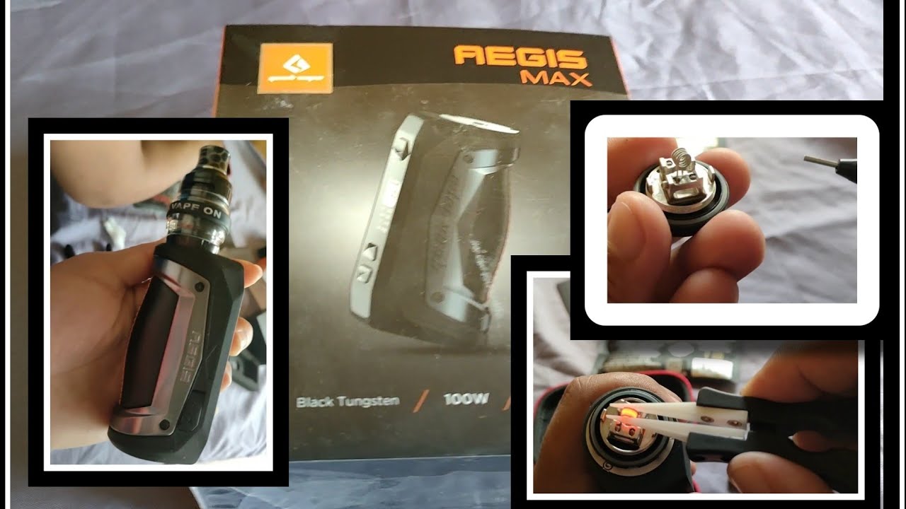 UNBOXING GEEK VAPE - AEGIS MAX || BUILD SINGLE COIL