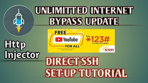 Http Injector Sun Free Yt. Bypass+new payload direct ssh set-up Tutorial 2019