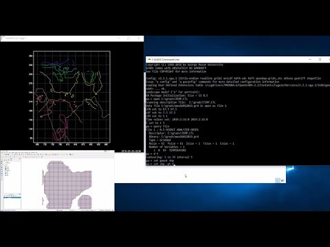 How to use GrADS software to convert IMD binary weather data grid file to GIS Shape file