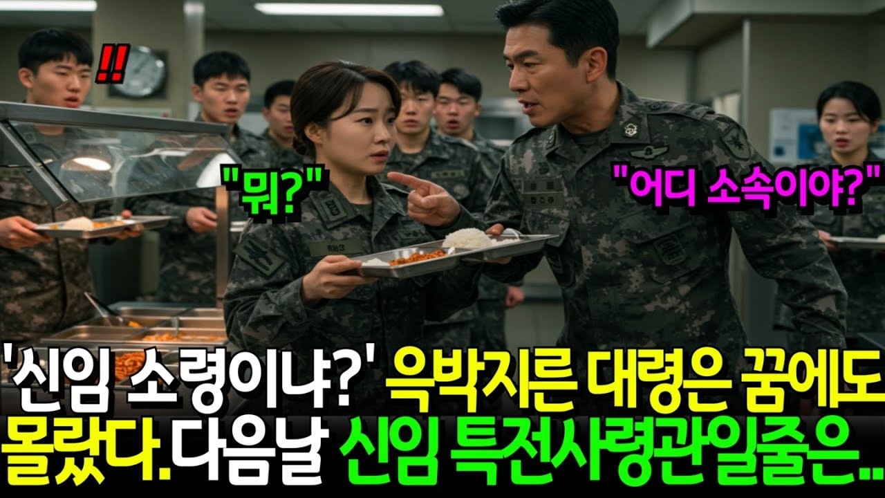 어디 부대냐   식당 줄서던 여군에게 고함친 대령, 그녀가 신임 특전사령관일줄은 상상도 못했습니다