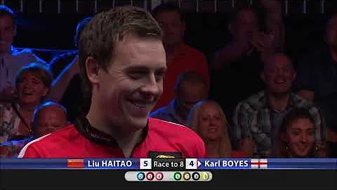 Liu Haitao vs Karl Boyes | 2015 World Pool Masters...
