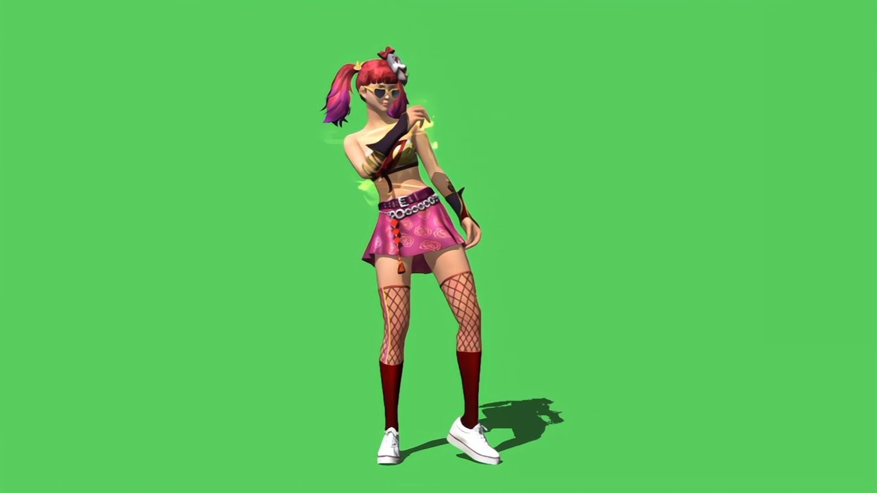 Free Fire Green Screen Dance | FF Green Screen Emote 