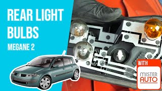 How to replace the rear light bulbs Megane mk2 💡