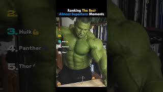 Ranking Best Almost Superhero Moments 🫣 Ranking Best Almost Superhero Moments 🫣