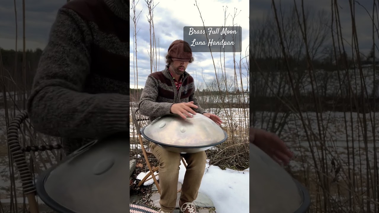 Brass Handpan- Luna Full Moon #handpan #handpaninstrument #music #drums