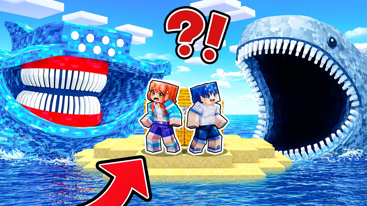 Surviving Deadliest SEA MONSTER in Minecraft!