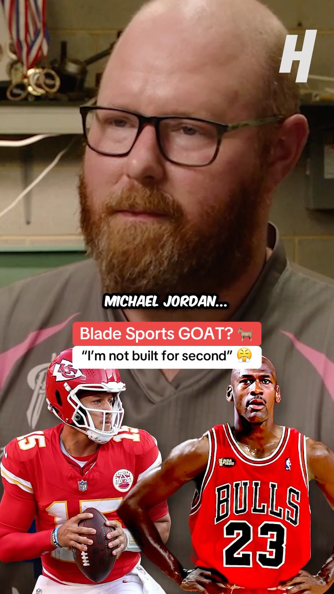 World class athletes like Mahomes, MJ, and Bennie Boo are built DIFFERENT. ??