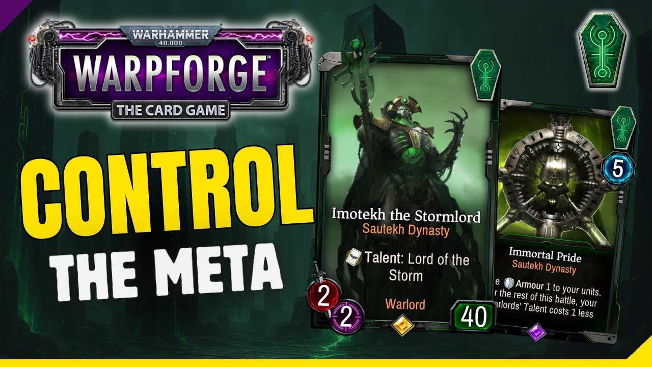Imotekh Pride Control (Warhammer 40,000: WARPFORGE) Necrons Deck Guide