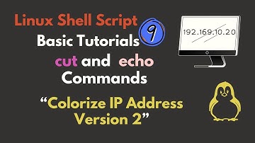 Bash script for colorize IPv4 address using regex and cut command