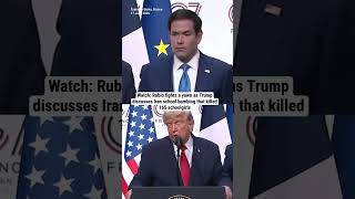 Watch: Rubio fights a yawn as Trump discusses Iran school bombing that killed 165 schoolgirls