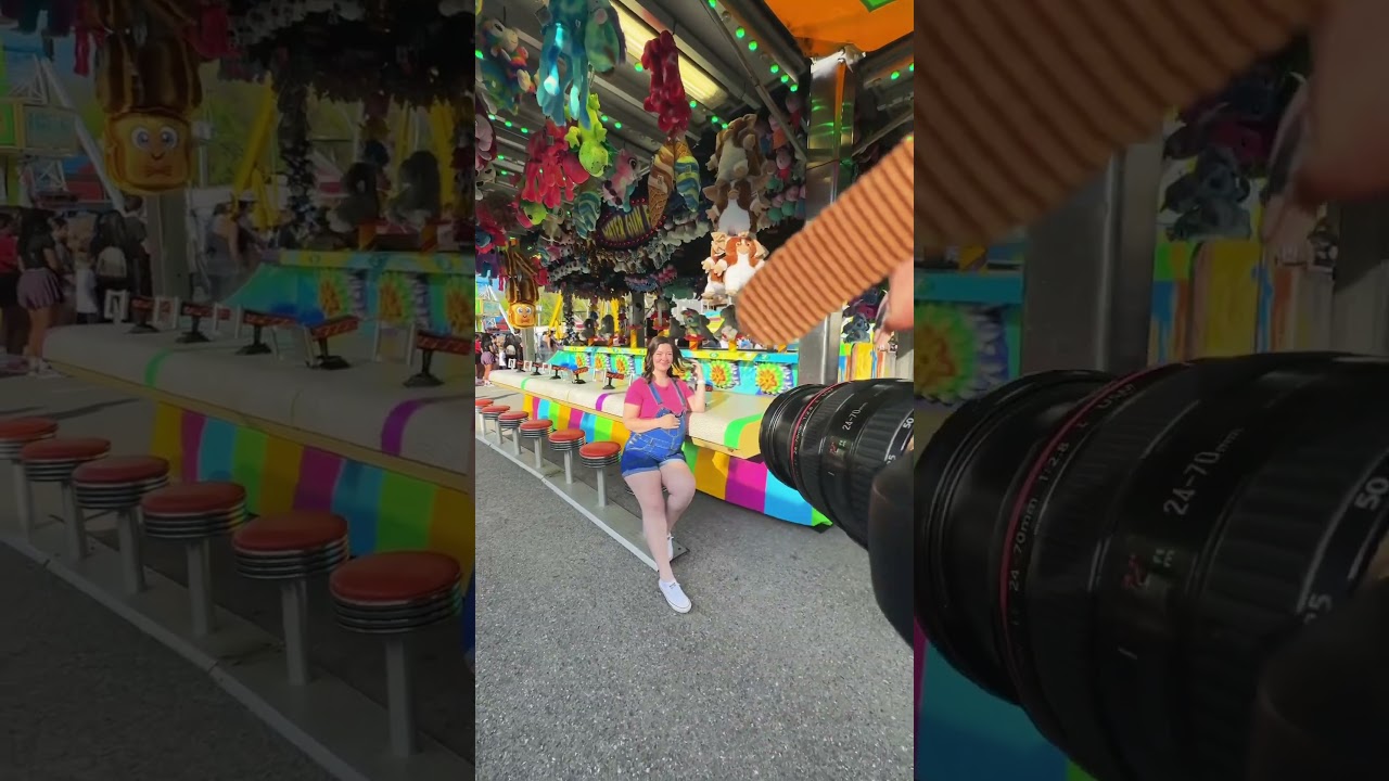 Come do a carnival photoshoot with me 🌸💕💖✨ 